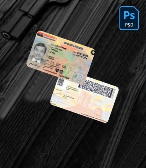 USA Arizona driving license 2023-present PSD